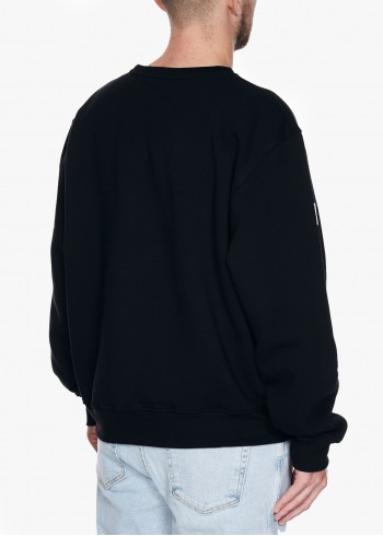 BLUZA CREWNECK BOR LAUR CZARNA